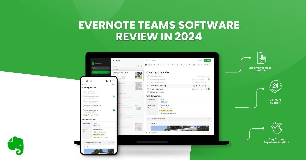 Evernote Teams Software Review in 2024